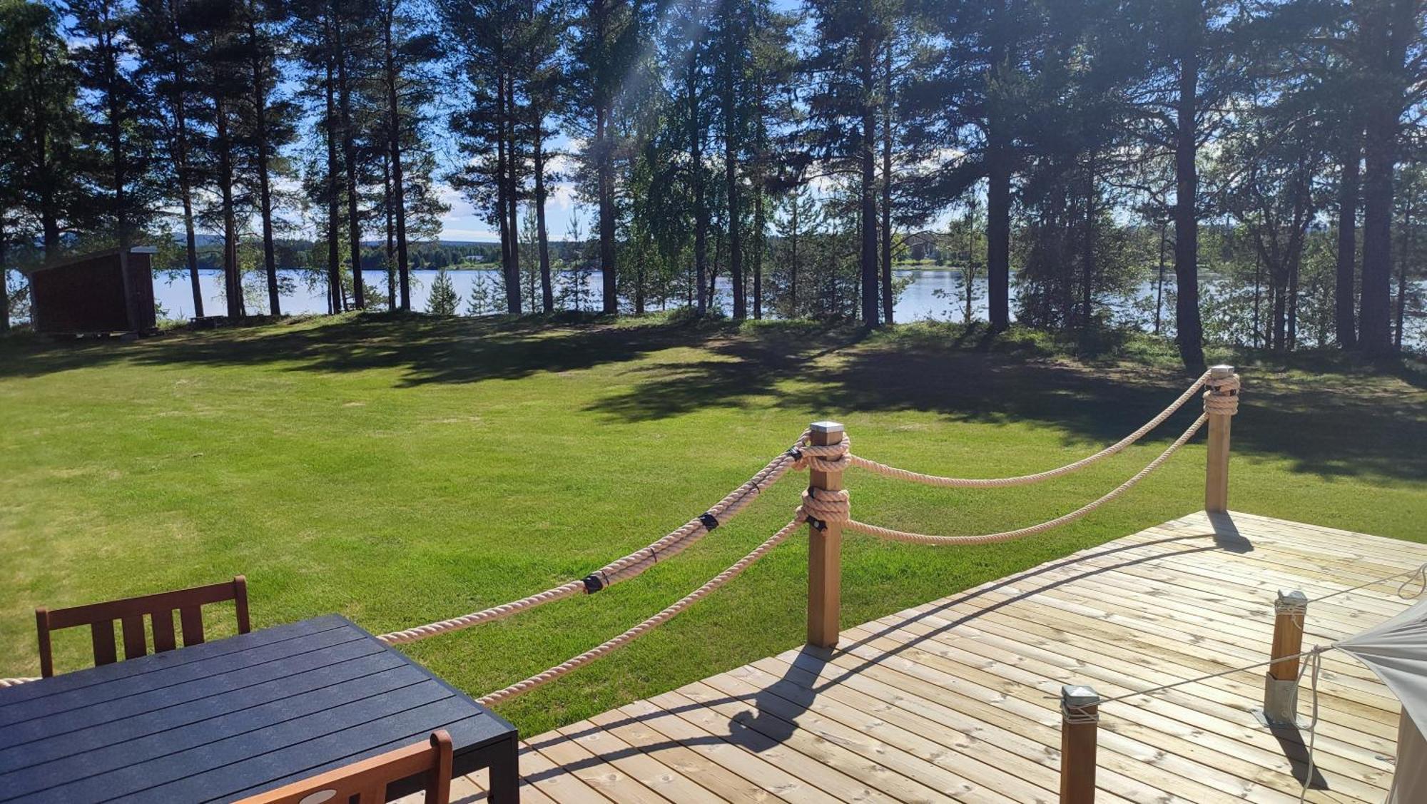 Glamping Taelt/Tent - Glampingzelt -Lodge - Sjoeutsikt Blattniksele Eksteriør billede